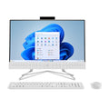 HP 21.5 All-in-One PC, Intel Pentium, 8GB Memory, 128GB SSD, Windows 11 Home S mode, White, 22-dd0143w