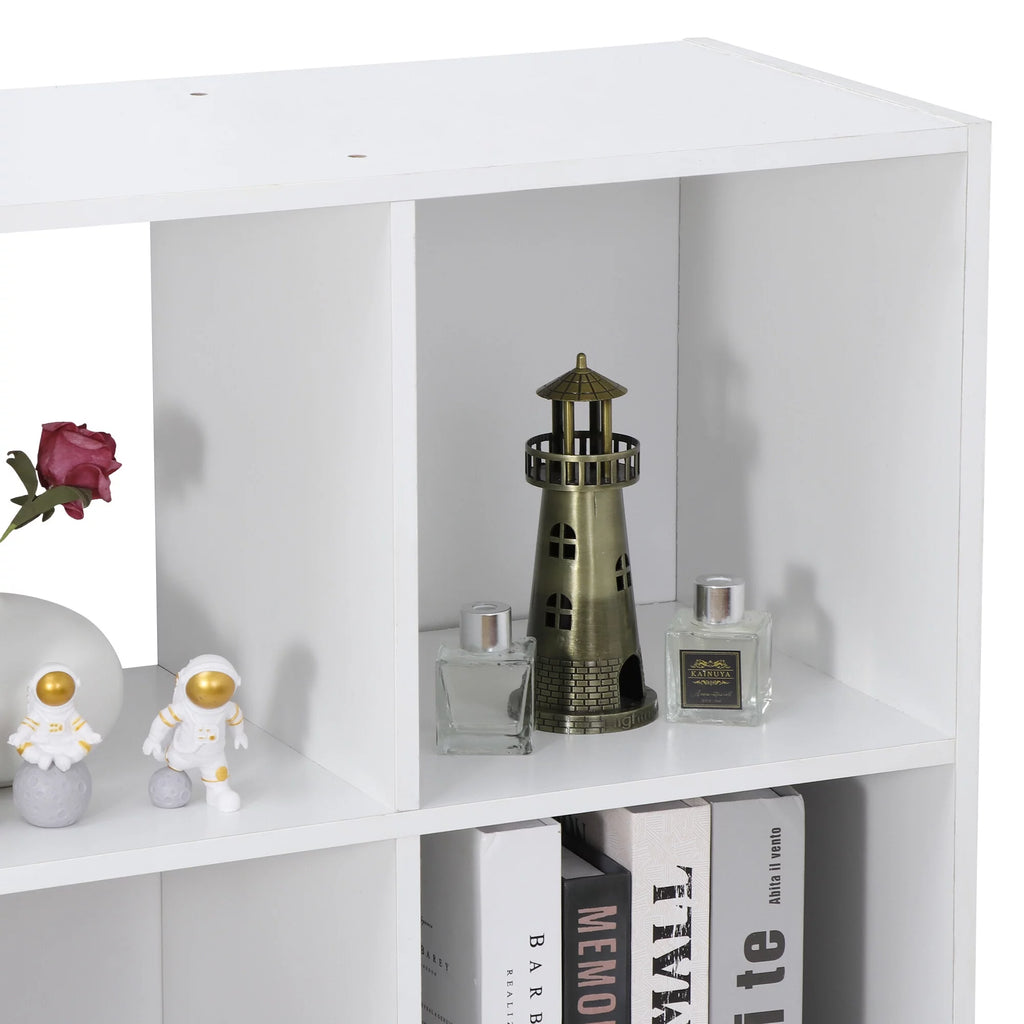 HomGarden 3-Tier 9 Cube Storage Organizer Wood Bookcase Cabinet Black A19933