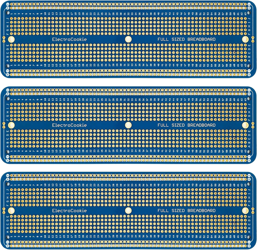 ElectroCookie Solderable Breadboard Large PCB Board for Electronics Projects Compatible for DIY Arduino Soldering