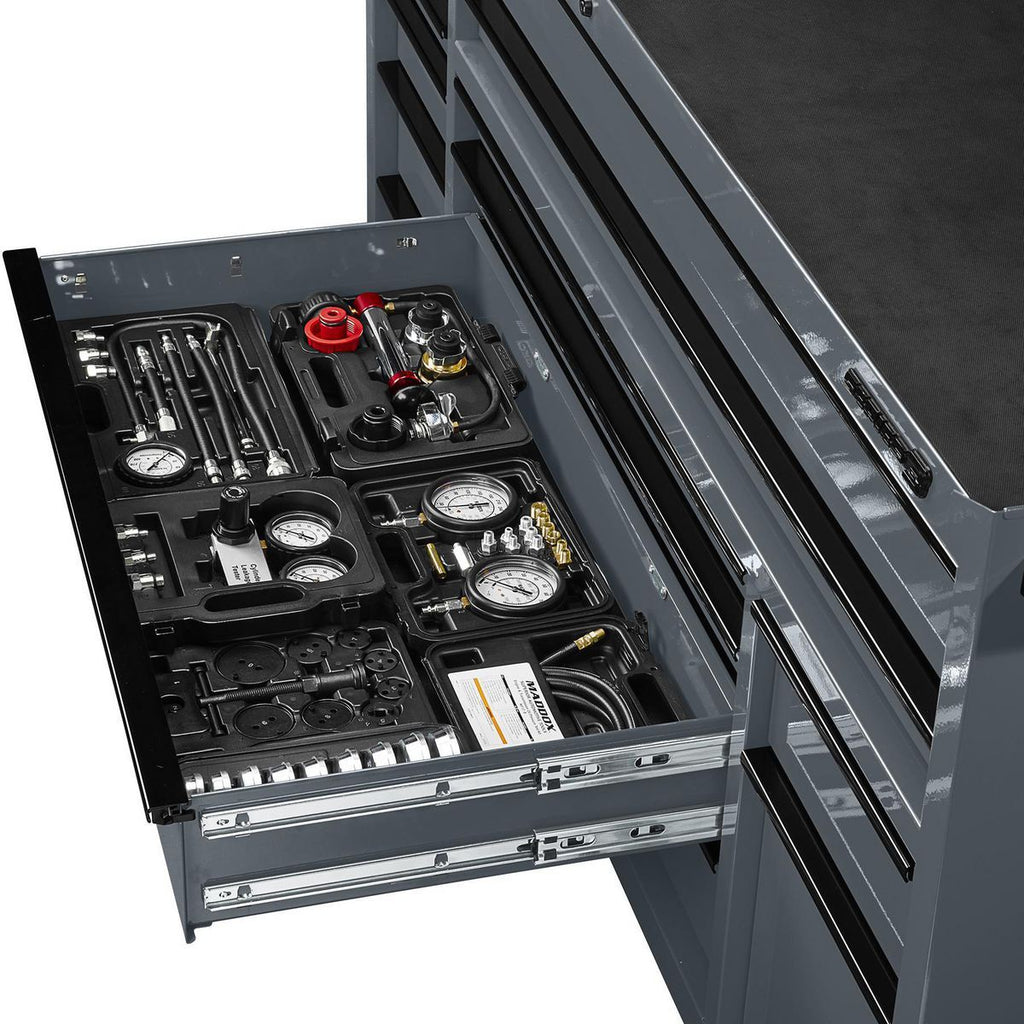 U.S. General 72 in. Triple-Bank Roll Cab, Series 3, Slate Gray V981709