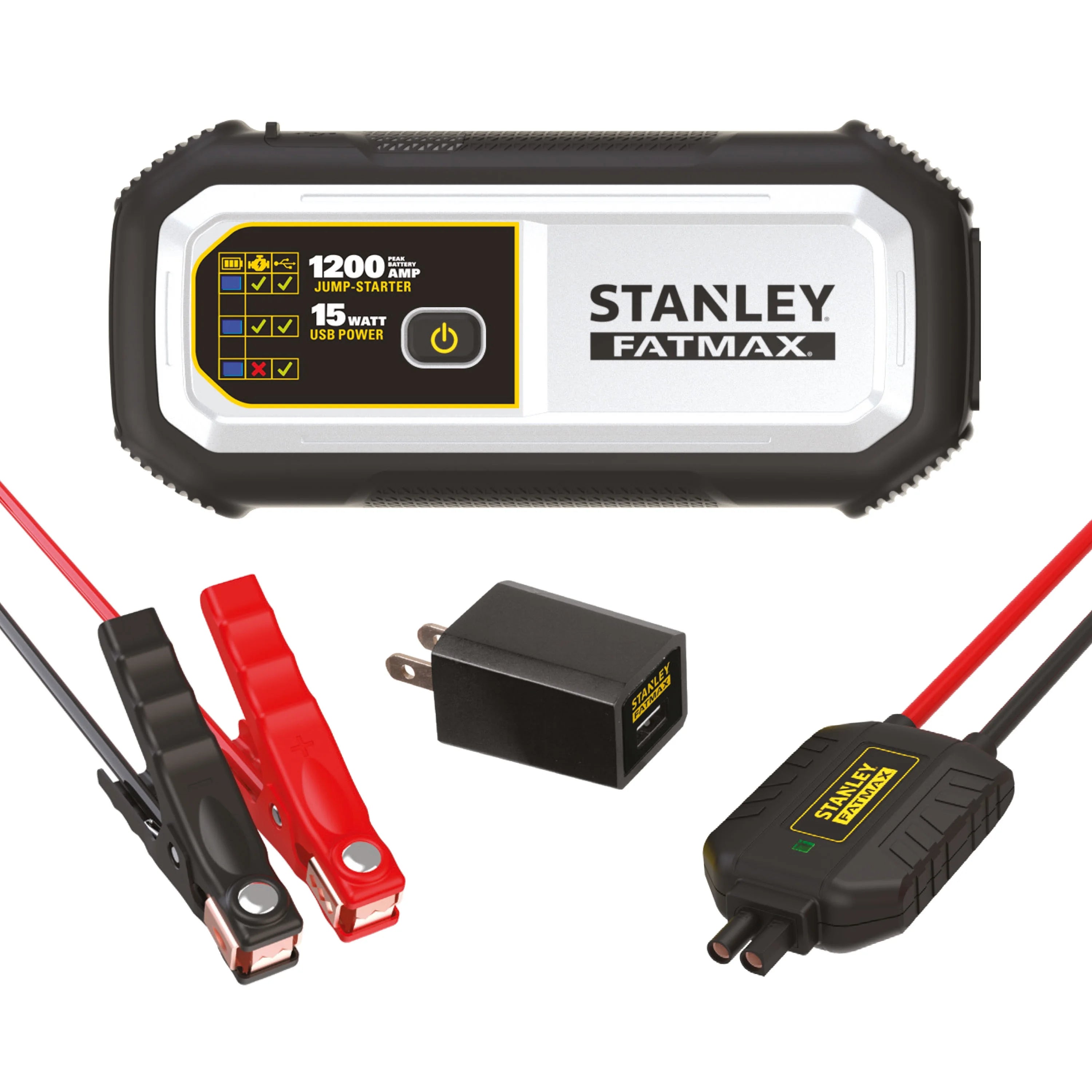 Stanley FatMax 1200 Amp Lithium Jump Starter with USB Power Bank C76139