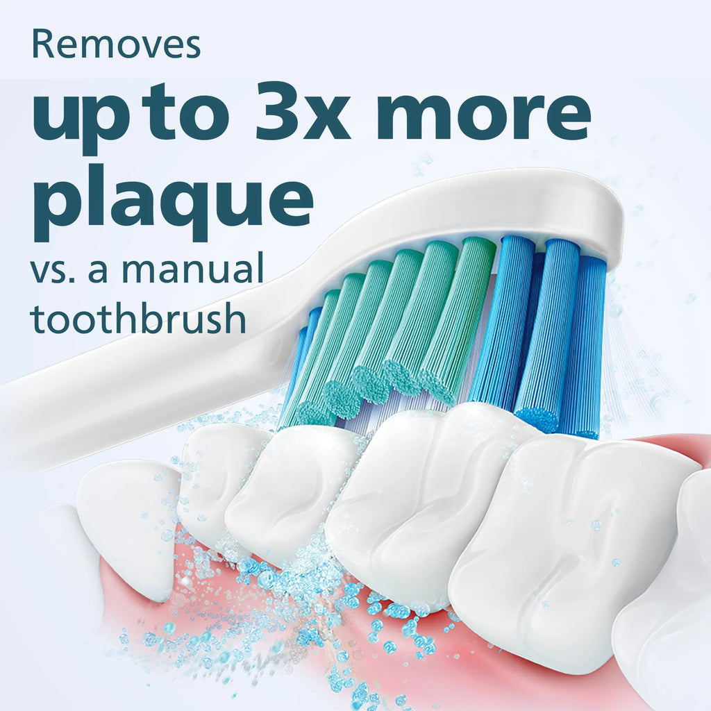 Philips Sonicare 3100 Rechargeable Electric Toothbrush with Pressure Sensor, White U255