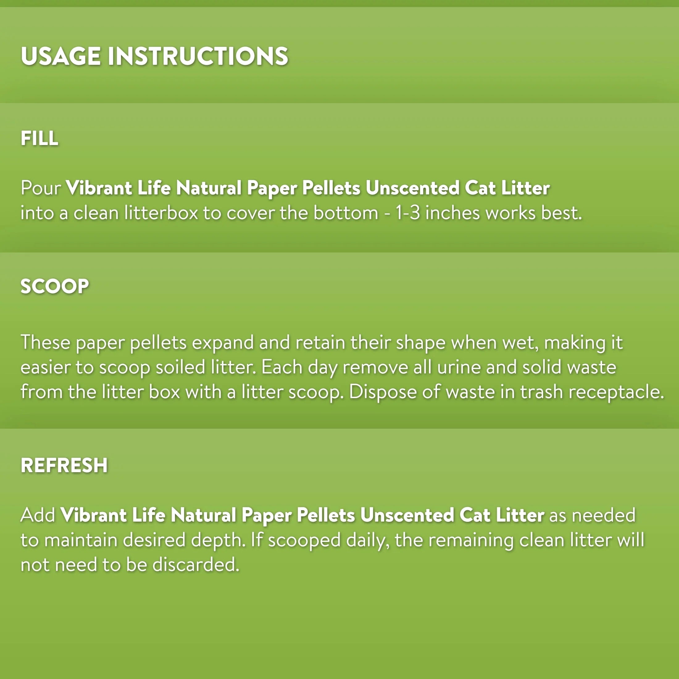 Vibrant Life Mini Crystal Unscented Cat Litter, 8 lb Z939
