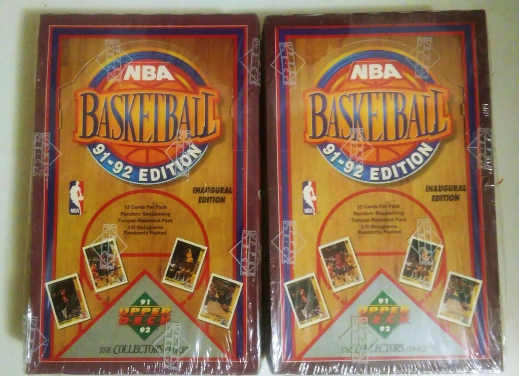 91-92 Upper Deck Basketball Factory Sealed Box Inaugural Edition F309