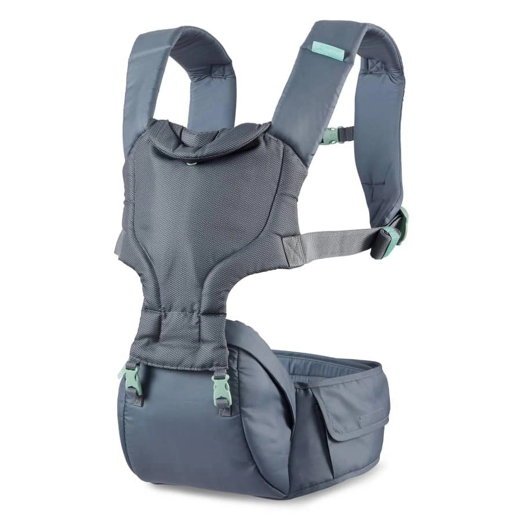 Infantino Hip Rider 5-in-1 Hip Seat Baby Carrier, Gray P620
