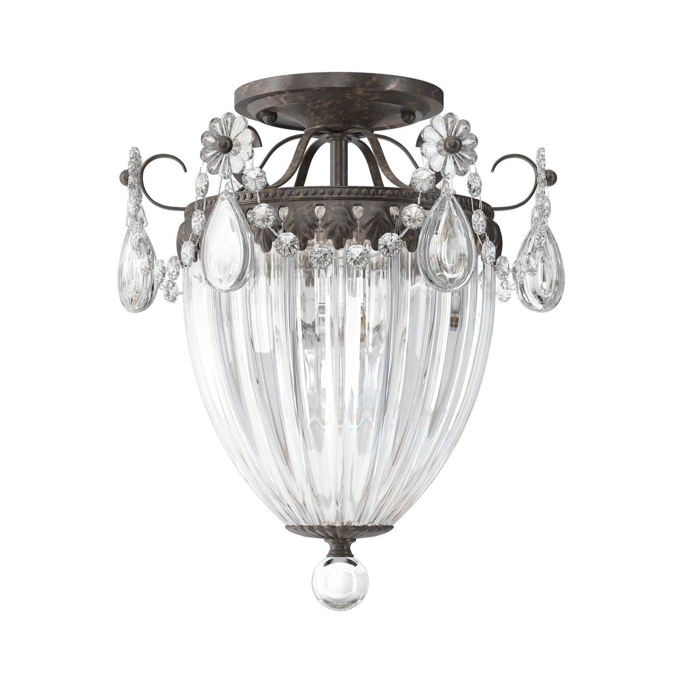 Schonbek Bagatelle 3-Light Semi Flush Mount A443