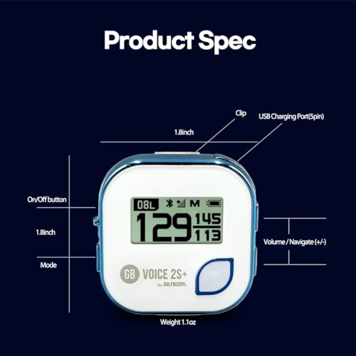 GolfBuddy Voice 2 Golf GPS Rangefinder P410402