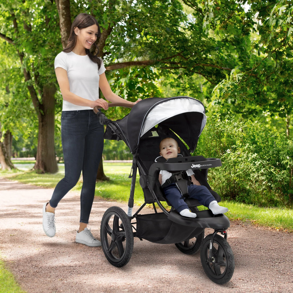 Jeep TurboGlyde Jogging Stroller by Delta Children, Black J18008