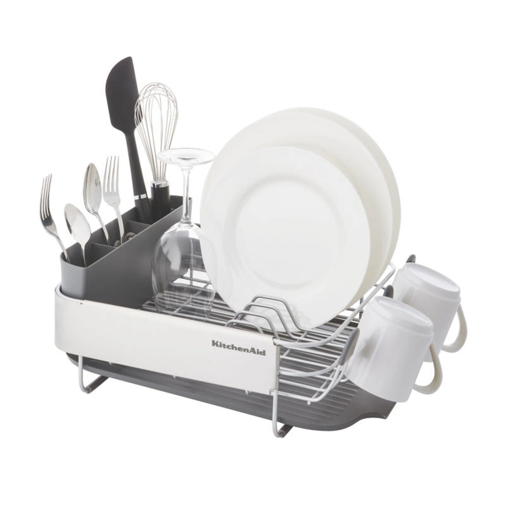 Kitchenaid Stainless Steel Compact Dish Rack, Satin Gray T892