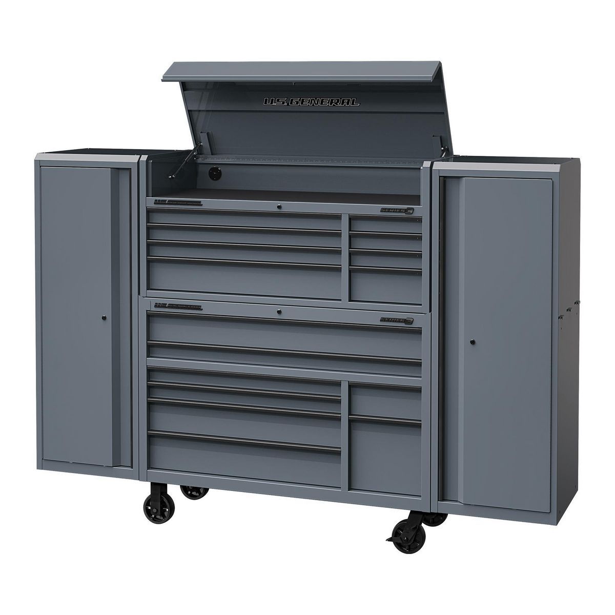 U.S. General 22 in. End Locker, Series 3, Blue Y30292