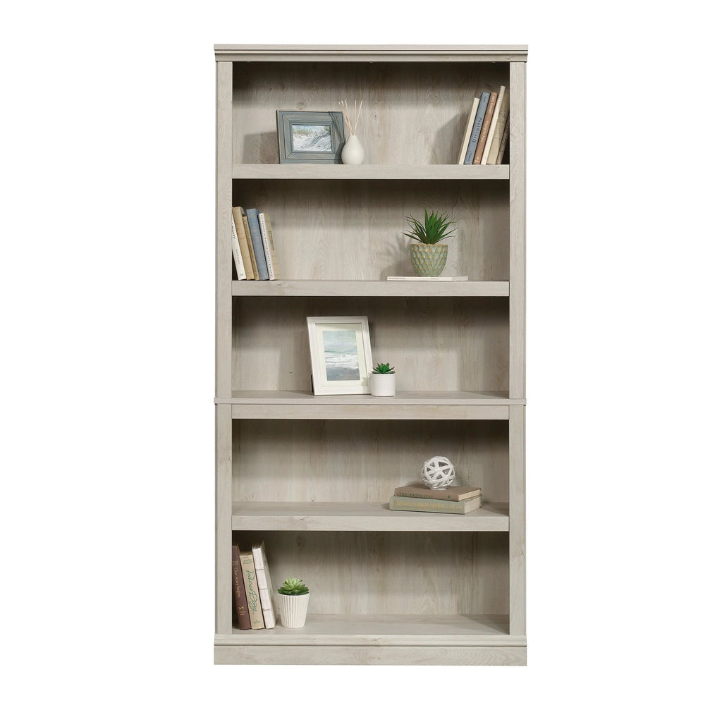 Sauder Select 5-Shelf Bookcase, Chalked Chestnut Finish O1929