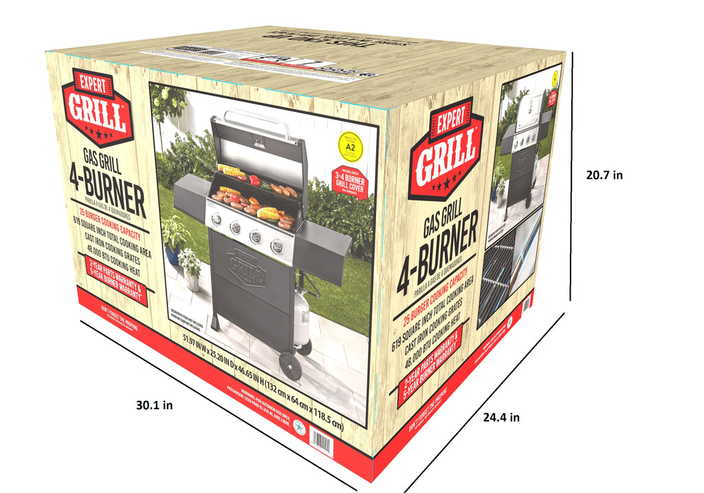 Expert Grill 4 Burner Propane Gas Grill S323453