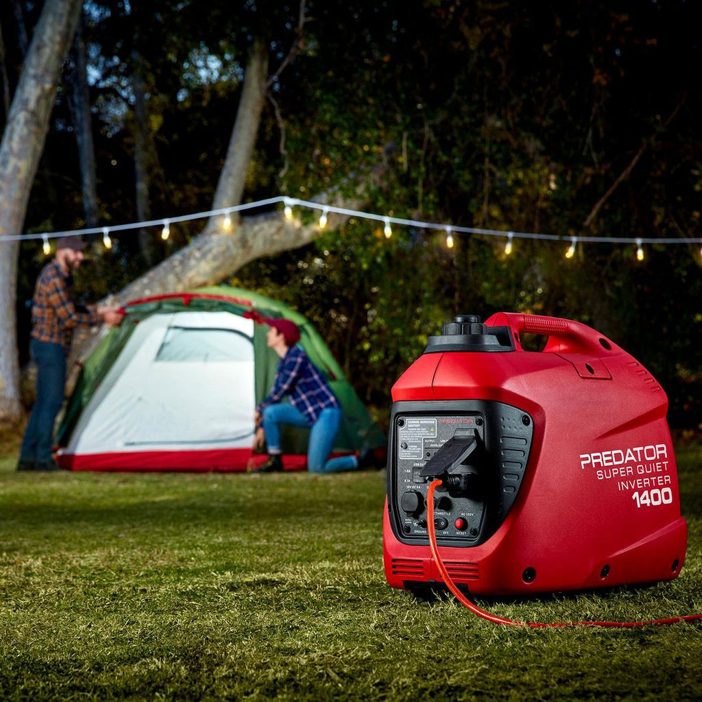 PREDATOR 1400 Watt Super Quiet Inverter Generator with CO SECURE Technology L35033