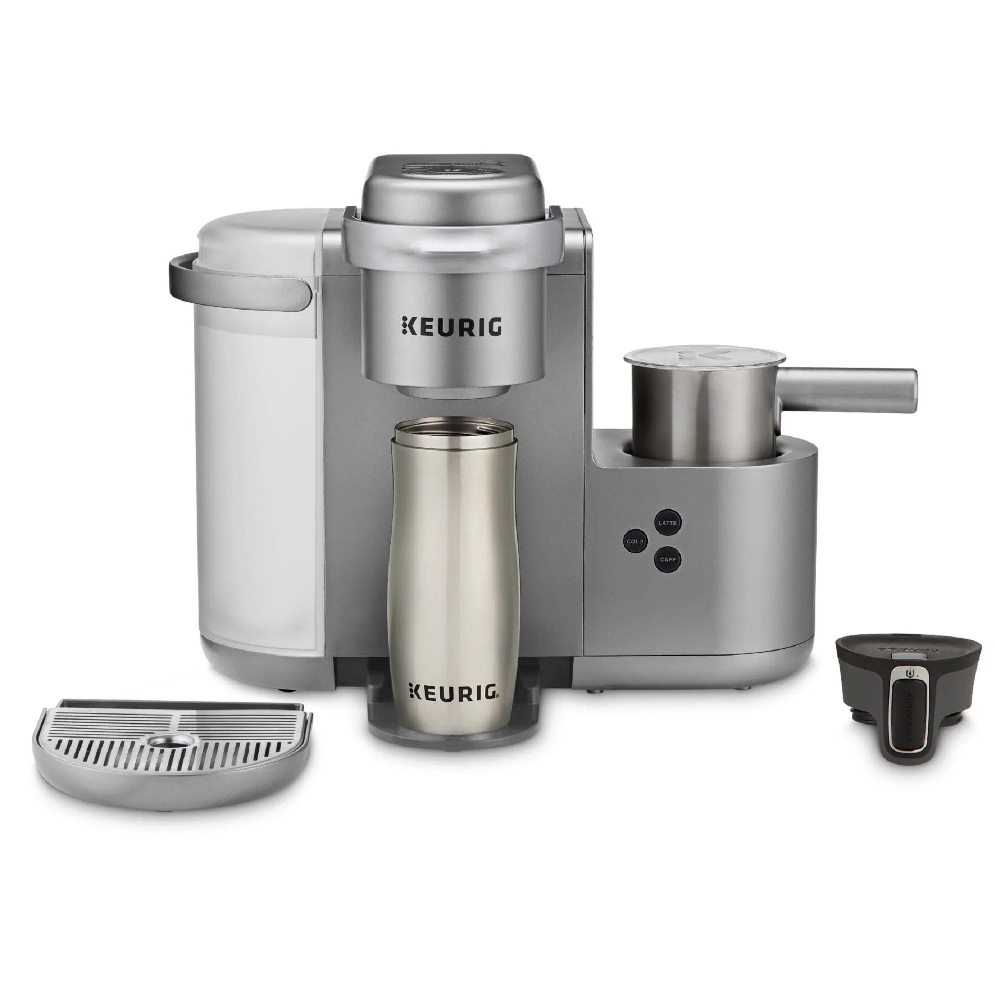 Keurig K-Cafe Special Edition Single Serve K-Cup Pod Coffee, Latte and Cappuccino Maker, Nickel N34174