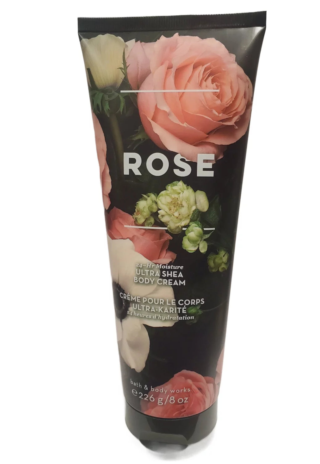 Bath and Body Works Rose Ultra Shea Body Cream 8oz (Pack of 3) V9811