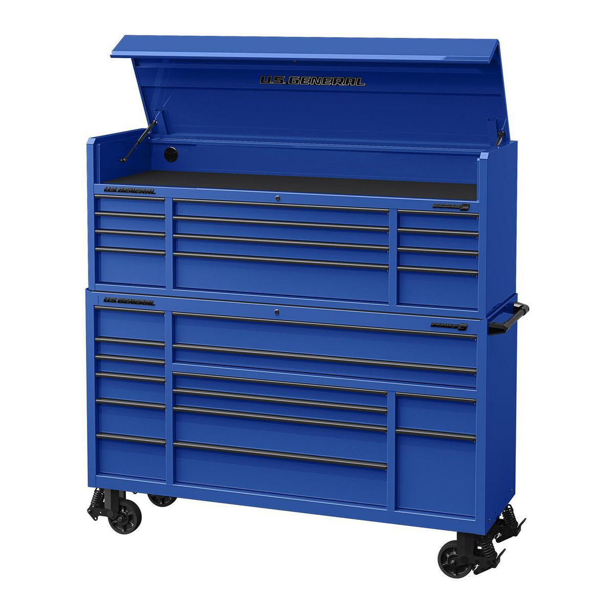 U.S. General 72 in. Triple-Bank Roll Cab, Series 3, Slate Gray V981709