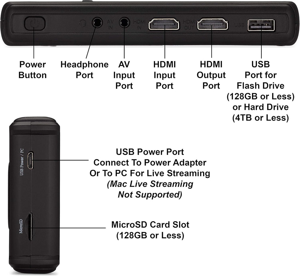 ClearClick HD Video Capture Box Ultimate 4K Edition X704388