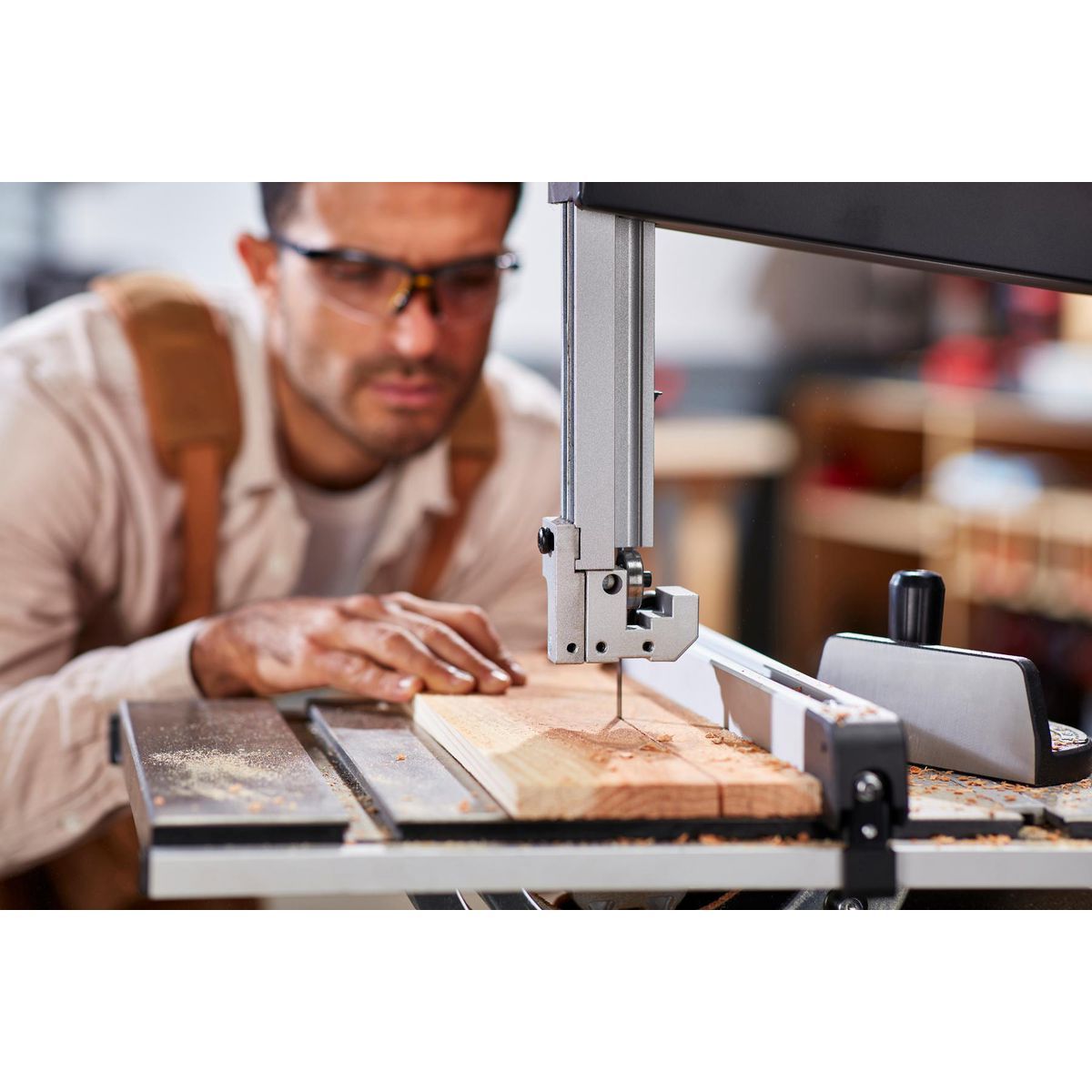 BAUER 14 in. Stationary Wood Cutting Band Saw, 1 HP O90298