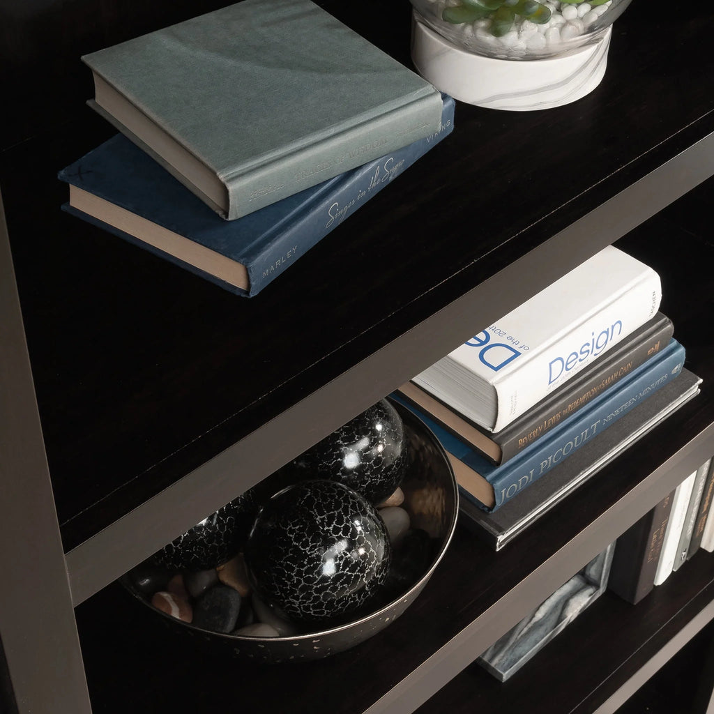 Sauder Select 5-Shelf Bookcase, Chalked Chestnut Finish O1929