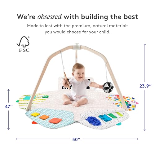 LOVEVERY The Play Gym Stage-Based Developmental Activity Mat for Baby to Toddler O91554