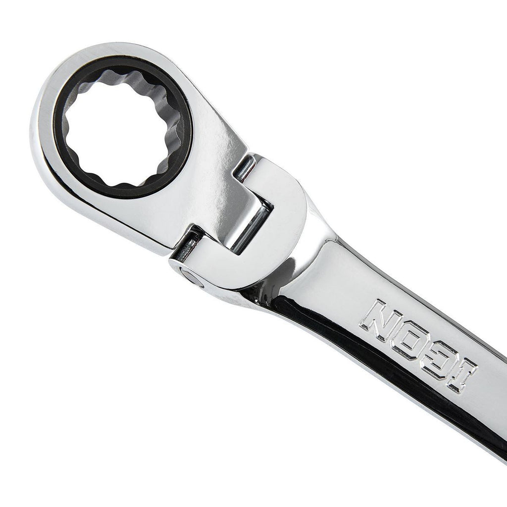 ICON Professional Stubby Flex Head SAE Ratcheting Wrench Set, 7-Piece C522