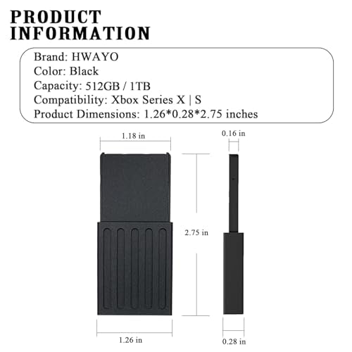 Xbox Series X|S NVMe SSD Storage Expansion Card 1TB C602785