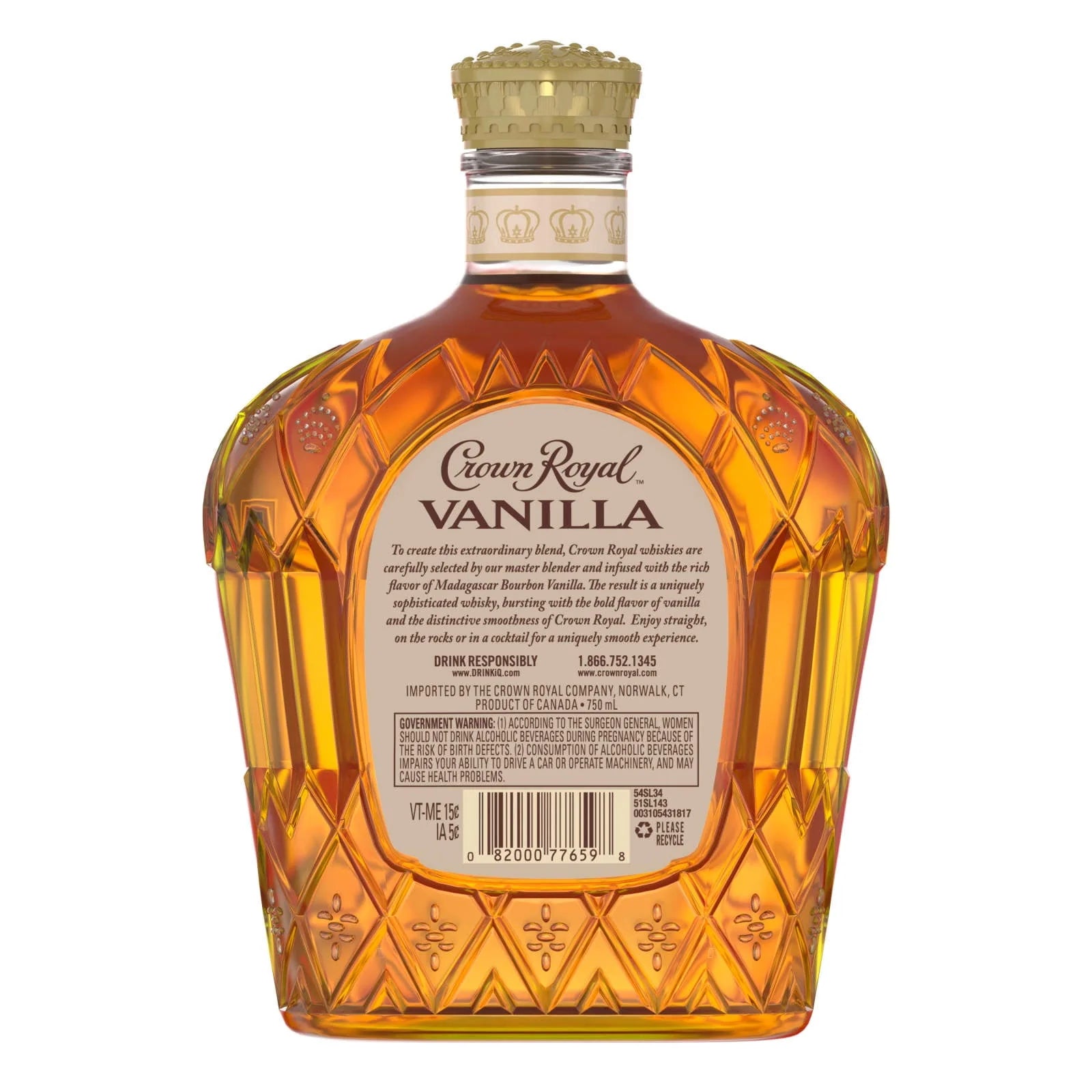 Crown Royal Vanilla Flavored Whisky 750 ml V575394