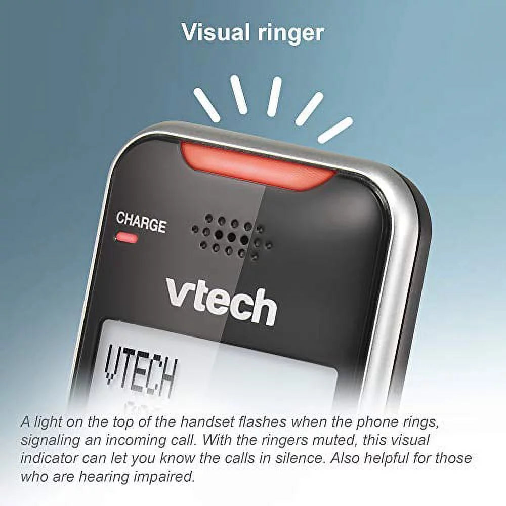 VTECH VS112-2 DECT 6.0 Bluetooth 2 Handset Cordless Phone with Answering Machine W732
