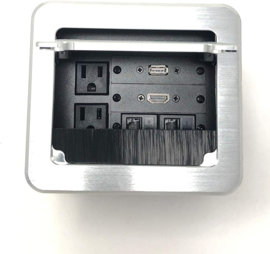 Yolkvisual Conference Table AV Box Silver W8467