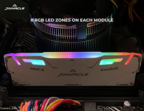 Timetec Pinnacle Konduit RGB 16GB (2x8GB) DDR4 3600MHz Desktop RAM V94003