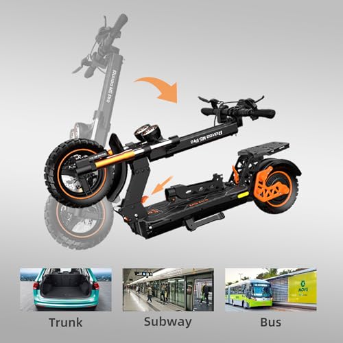 Ruitoo Electric Scooter 1000W Motor, Off Road Foldable E-Scooter for Adults H59744