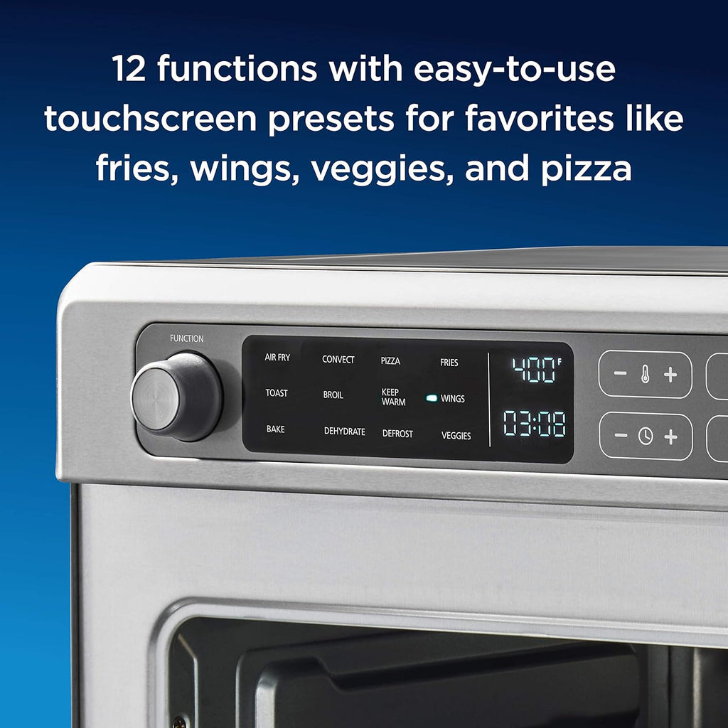 Oster Digital Air Fryer Oven with RapidCrisp, Stainless Steel C5254