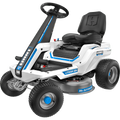 HART 80-Volt 30-inch Deck Lithium-Ion Riding Lawn Mower Kit, (1) Super Charger