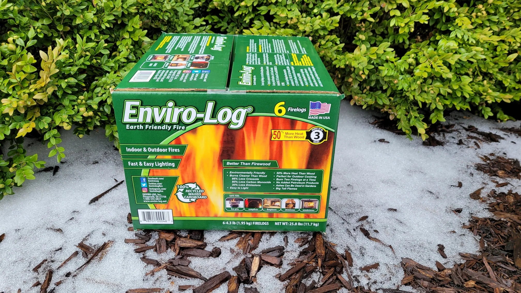 Enviro-Log Firelogs, 6 Count, 25.8 lbs J292888