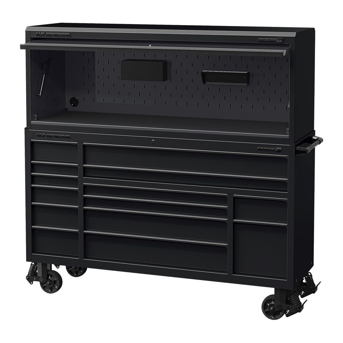 U.S. General 72 in. Triple-Bank Roll Cab, Series 3, Slate Gray V981709