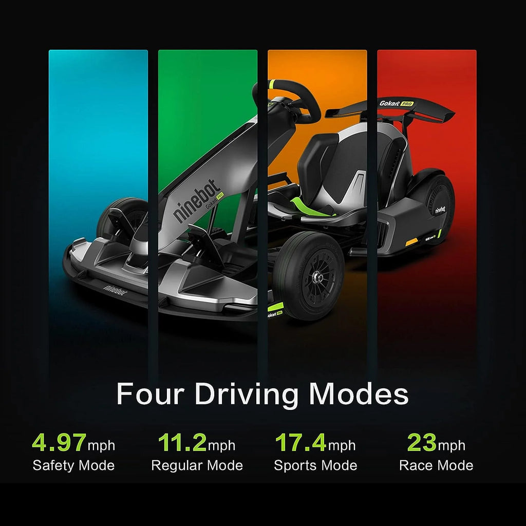Segway Ninebot Electric GoKart Pro, 23 Miles Range, 15.5MPH, Black P52653