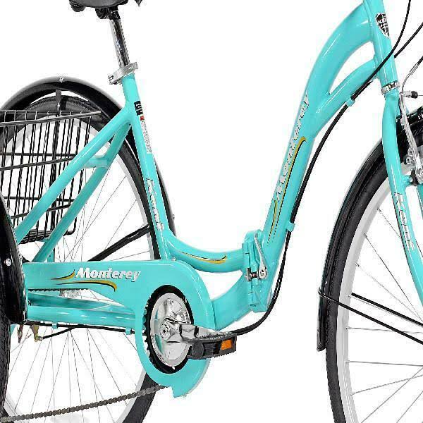 Kent 26 inch Monterey Folding Adult Trike Aqua J96176