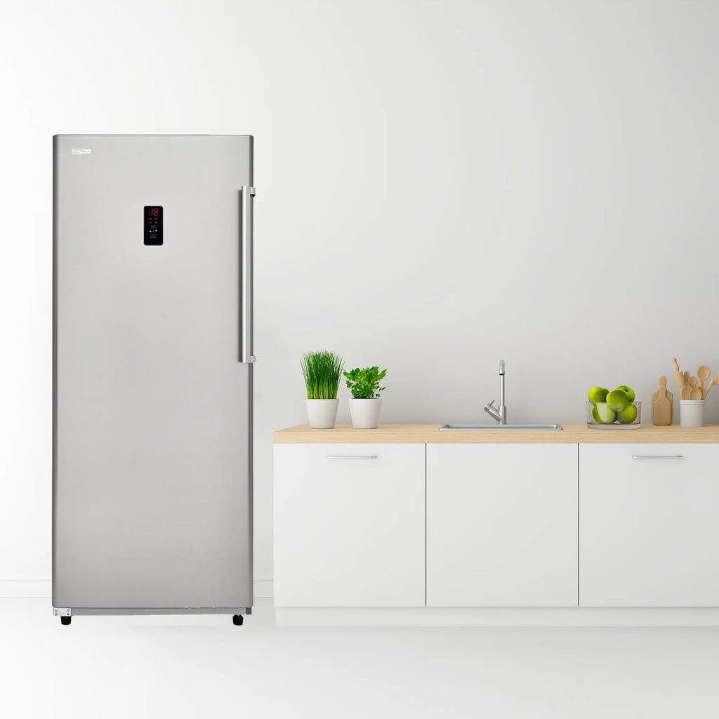 Conserv 17 cu. ft Convertible Upright Freezer/Refrigerator Stainless B878