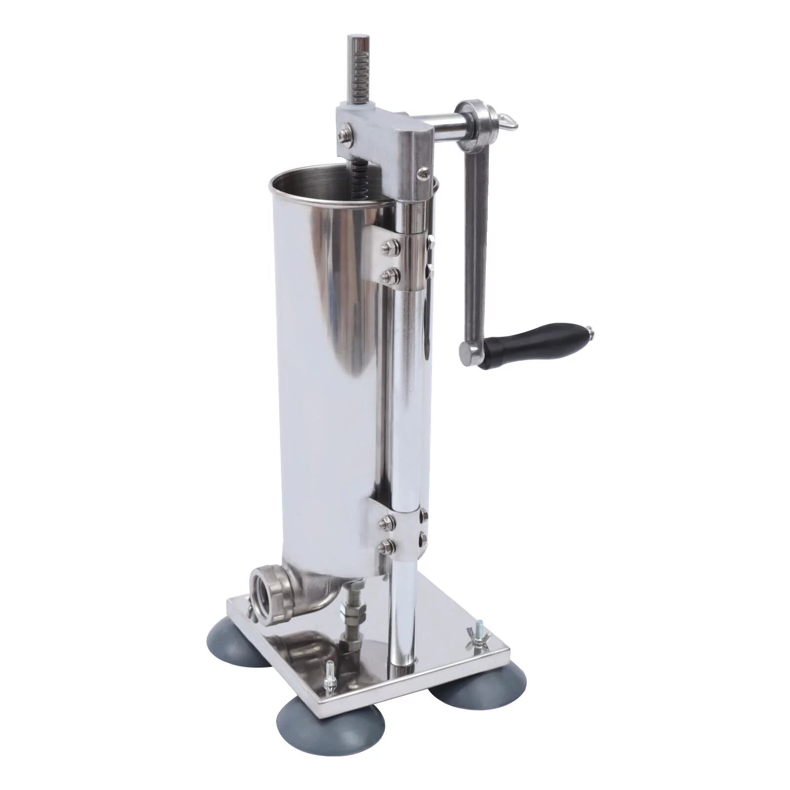 Miumaeov 3L Manual Sausage Stuffer Stainless Steel Vertical Sausage Maker C311156