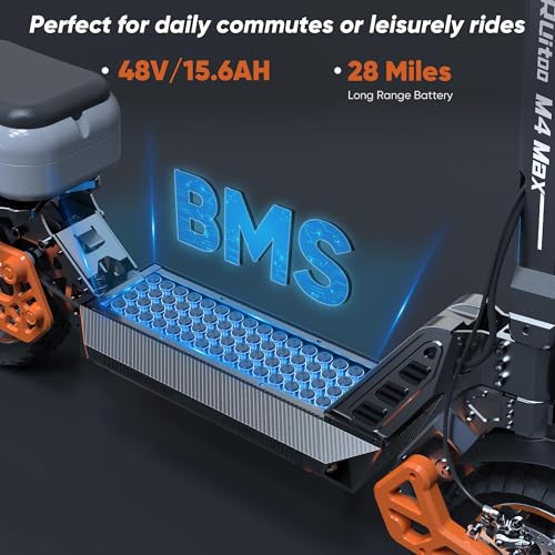 Ruitoo Electric Scooter 1000W Motor, Off Road Foldable E-Scooter for Adults H59744