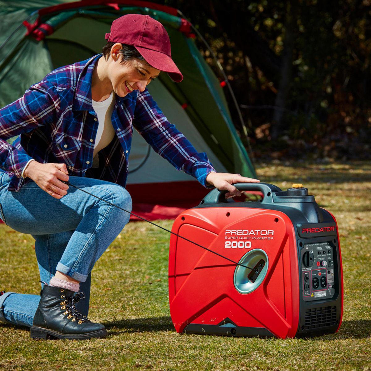 PREDATOR 2000 Watt Super Quiet Inverter Generator with CO SECURE Technology, EPA V276