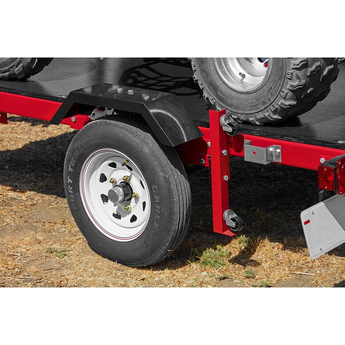 HAUL-MASTER 1720 lb. Capacity 4 ft. x 8 ft. Folding Trailer K33488