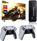 U9 Retro Game Console, Plug and Play Video Games Built-in 12000+ Classic Game 4K Ultra HD Game Stick with 2.4G Wireless Joystick Controller Supports 20+ Emulators