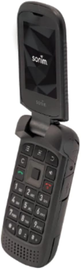 Sonim XP3 XP3800 4G LTE Ultra Rugged Flip Phone, AT&T GSM Unlocked, Black (Renewed) D502