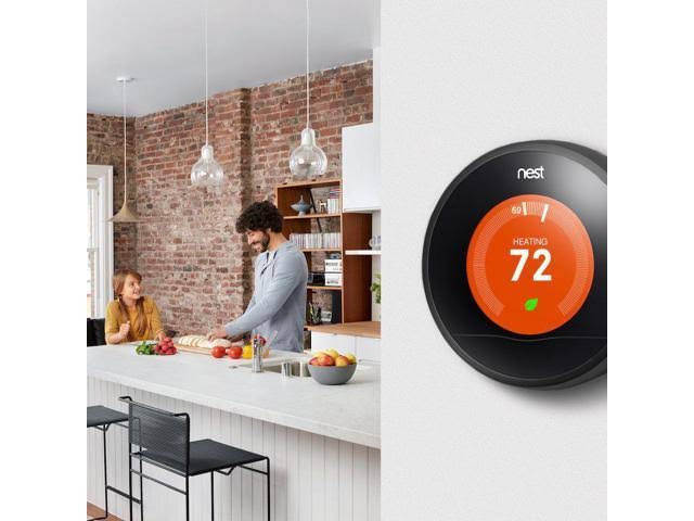 Nest Learning Thermostat 3rd Generation Black R6175