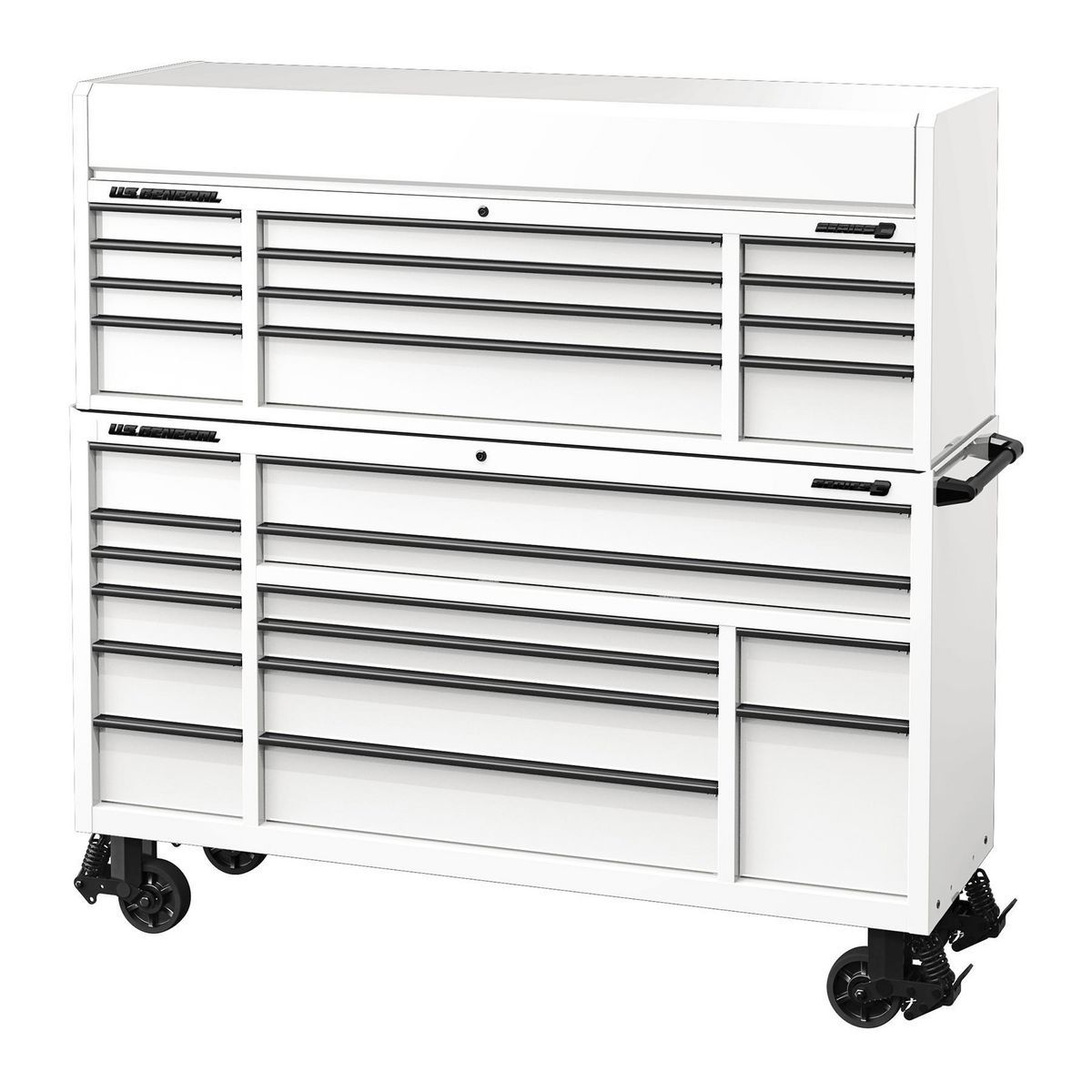 U.S. General 72 in. Triple-Bank Roll Cab, Series 3, Slate Gray V981709
