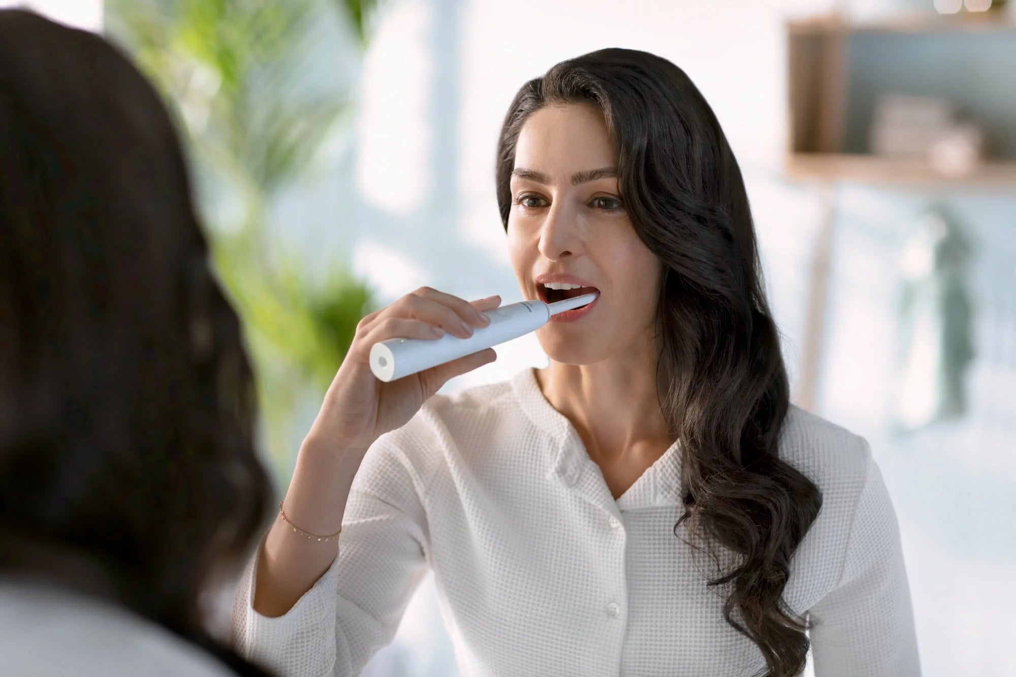 Philips Sonicare 3100 Rechargeable Electric Toothbrush with Pressure Sensor, White U255