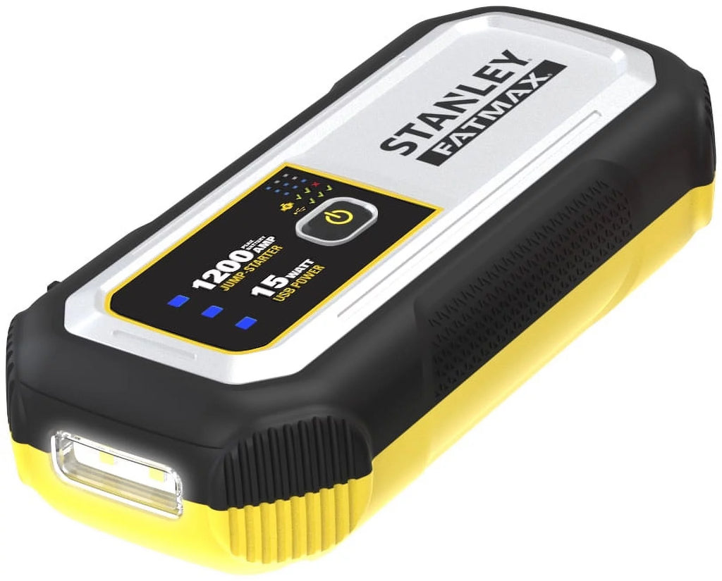 Stanley FatMax 1200 Amp, Lithium Jump Starter with USB Power Bank