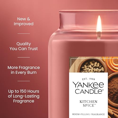 Yankee Candle Sugared Cinnamon Apple Scented Candle, 22oz Large Jar V569036