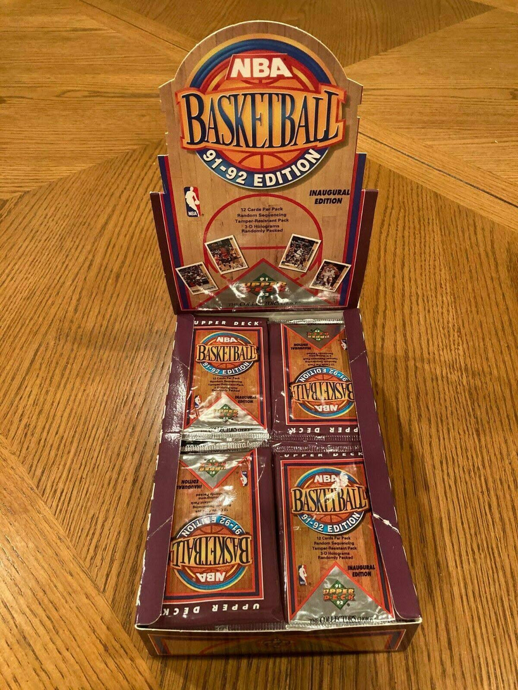 91-92 Upper Deck Basketball Factory Sealed Box Inaugural Edition F309